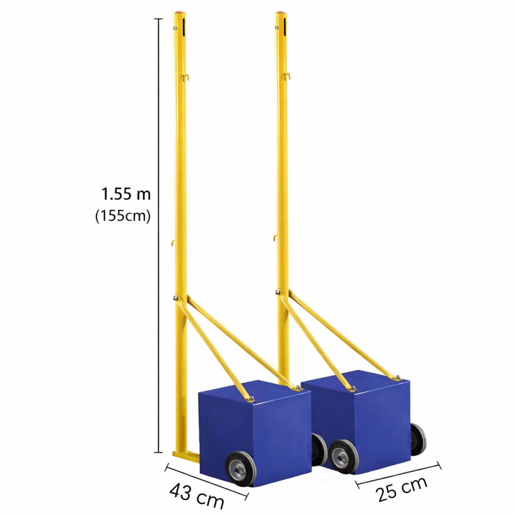PREMIUM WHEELED BADMINTON POSTS