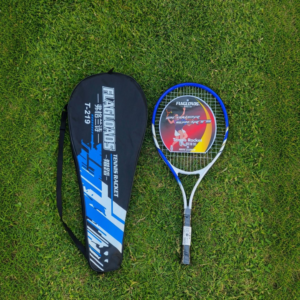 FLAGLOADS T-218 RECREATIONAL TENNIS RACKET WITH CARRY COVER
