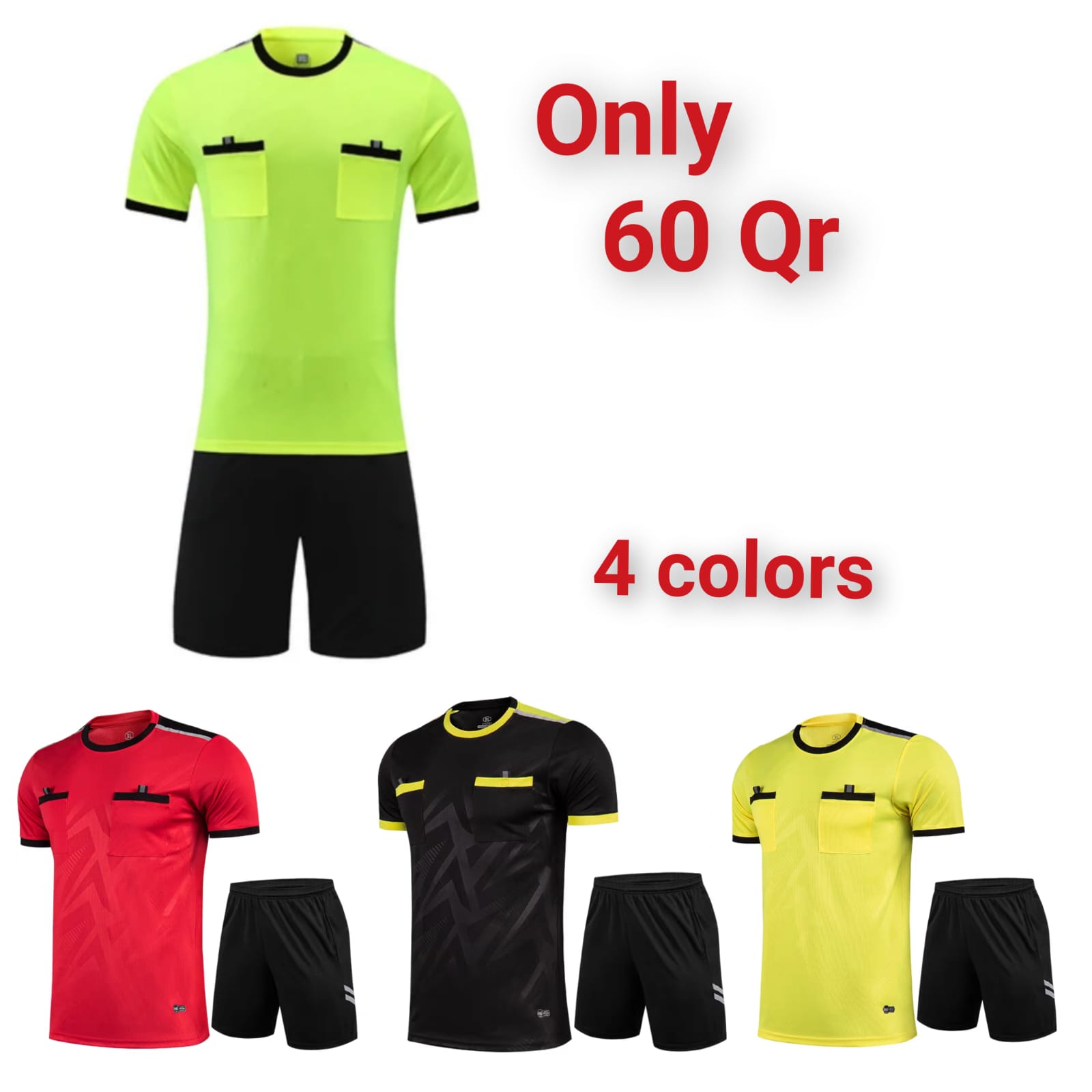 REFEREE JERSEY & SHORTS SET